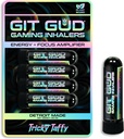 GIT GUD 能量棒( 4 Pack) 竞争性焦点放大器, 刷新 Mint Aroma, 每日使用, 可移动处理, 调味( Taffy Mint)