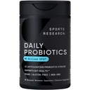 体育研究 每日配有预生素的普生素,60亿CFU - Vegan Capsules for Gut Health and Digestive Support, 女性和男性配有的普生素 - 非GMO验证 & Gluten Free - 30 Counter