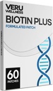 Veru Wellness Biotin Plus Daily Patch - B7, Collagen - 自我粘附时间释放补丁(60天)