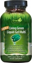 Irwin Naturals Men's Living Green Liquid-Gel Multi - 120 软胶 - Men's Multivitamin with 70+ 基本营养素,维生素和矿物