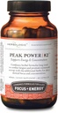 Herbalogic - Peak Power Capsules - 自然能源与焦点 - 精神浓度 - 包含美国 Ginseng & Astragalus - 90 Cap Count
