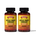 Bragg Energy Apple Vinegar Capsules with B-12 Vitamins - 90 Capsules (2 Pack) - 重量管理 - 非GMO, Vegan, Gluten Free - 帮助男女在细胞电位生成能量