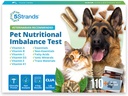 5Strands 宠物营养平衡测试,112 维生素和矿物测试,在家庭狗和猫健康检查,所有年龄和育龄,营养不足测试,4天的结果