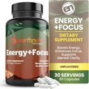 EarthNutri Energy + Focus Supplement - Energy Boost & Memorior with PeakO2, AlphaSize, Cognizin, PurCaf, Theacrine, Acetyl L-Carnitine 和 L-Tyrosine - 3 Capsules per servicement – 3 Capsules – 3 Capsules Perference – EarthNutri Energy + Focus + 增量 - 与峰值O2, AlphaSize, Cognize, PurCaf, Theacrine, Acityl L-Carnitine 和 L-Tyrosine – 3 Capsules Pervical – 双双双双双双双双双双双双双双双双双双双双双双双双双双双双双双双双双双双双双双双双双双双双双双双双双双双