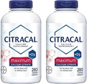 Citracal - 含维生素D3的Citrate - 2瓶,每瓶280个卡片
