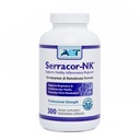 Serracor-NK – 300 蔬菜 Capsules – 循环和呼吸支持 – 自然系统酶公式 – 含有酸-阻塞塞拉佩特酶和酸-阻塞纳托基纳酶