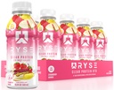 RYSE 清蛋白饮料 - 草莓香蕉 - 100个卡路里,22gWhei 隔离蛋白摇摆,无糖,0g Fat & Lactose - 无糖 - 刷新准备饮品 - 16.9 fl oz瓶(12-Pack)