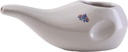 最佳陶瓷 Neti Pot - Ergonomic 设计与手绘,鸽白