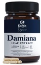 Damiana Leaf 提取 1000 mg + 120 Damiana Capsules → 非GMO, Gluten Free → Turna Diffusa Organical Damiana Herb & Damiana 粉末 补充 + 支持女性健康