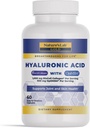 自然实验室 Hyaluronic Acid with Biocell Collagen and MSM - 皮肤水分,联合健康 - 60 Capsules (20天供应)