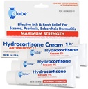 环球( 3 Pack Hydrocortisone 最大强度 Cream 1%, 抗斜纹Cream for Redness, swelling, Itching, Rash, Bug/Mosquito Bites, Eczema, Hemorrhoids & More) 水龙骨