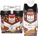 肌肉牛奶真菌蛋白摇摆,S'mores,25g蛋白,11 Fl Oz(Pack of 4)
