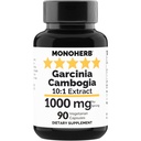 MONOHERB Garcinia Cambogia 1000毫克 - 90 维格卡普尔 - 高可能性 10:1