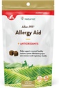 NaturVet – Aller-911 Skin & Coat过敏援助+抗氧化剂 – 90 Soft Chews – 支持Imune System, Skin Moisture & Respiral Health – 与Omegas, DHA & EPA 一起增强 – 用于狗和猫
