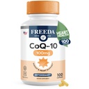 FREEDA CoQ10 100mg - Kosher Coenzyme Q10 心血管心脏健康,血压支持,口腔口腔健康和健康老龄化的饮食补充 - 纯 CoQ10 Capsules, 100 Counter