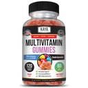 Kaya Naturals 成人多维生素Gummy, 120 Counter, Biotin, 维生素A, B-12, C & E, 包括锌, 叶酸, 草莓 Flamvor( 120 Gummies)