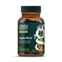 Gaia Herbs Agile Mind -- -- 大脑和认知支持草药补充剂 -- -- 有机涡轮根、Bacopa、黑辣椒和Ginkgo Biloba -- -- 60 Vegan液态植物-卡普尔(30天供应)