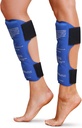 Shin Splint Ice Packs, HSA 和 FSA 符合资格的可重复使用的热冷疗法包装 |腿或Calf 疼痛缓解 |高级软胶技术 | 自由与微瓦可 | 运行伤害与恢复