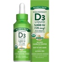 自然真理维生素D3液体 5000 IU → 2 fl oz → Non-GMO 和 Gluten 免费补编