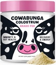 SonoHealth Cowabunga Colostrum - Premium, Pure & Untered Colostrum 粉末补充剂 - 免疫支持, Gut Health, Muscle Support & wellness - Kosher & Halal Calostro认证系统