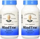 克里斯托弗的原始公式 MindTrac 公式, 自然摩擦支持和内存补编 100 Caps - Pack of 2