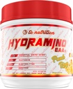 Hydrimino EAA + BCAA 粉末 - 40 services - 基本氨基酸补充剂和电解药粉,用于恢复,强度,和水分,7g BCAAs,8g EAAs,600mg 电解剂(Vegan,桃环)