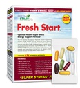 Fresh Start Complete Daily Vitamin Pack QQ 能量助推与应激支持QQ 维生素A,B,C,D,E,B12,矿物,氨基酸,Omega-3-6-9,Panax Ginseng,Super Greens (30 Packets)