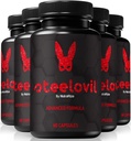 NutraRize(5 Pack) Steillovil Pills, 官方 Steillovil Capsules for 全面健康, 所有支持能源和整体健康的天然卡普尔, 钢斜面补充审查(300 Capsules)