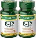 自然丰产维生素B-12,快速溶解,2500 mcg,天然樱桃Flavor 75 cm (2 pack)