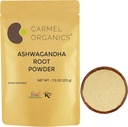 CARMEL ORGANICS Ashwagandha 根粉 7.5 Ounce,非GMO & Gluten Free, Natural, Withania Somnifera, 无添加防腐剂,直接来源于印度农民