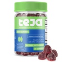 TEJA 青少年和成年人睡眠支持Gummys,0.3mg Melatonin Chewable Gummy,Melatonin Chewable,30 Gummys