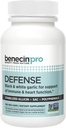 Benecin Defense PRO 3000 mcg 稳定 Allicin / Capsule ++ 黑蒜的高量 SAC和多酚 → 强力支持 Imune 和 Heart 函数 植物盖(100包)