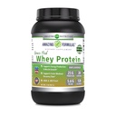 (原始内容存档于2017-09-21) (英语). Amazing Formules Grass-Fed Whey 蛋白质 Powder QX 25 Grams 蛋白质补充 QX Natural Sweetener and Flavor QX 包含 BCAA & EAA QX 非GMO 在美国制造(2 Lb, 不受欢迎).