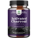 Natures Craft 激活的炭药 Detox & Cleanse - 净化椰子盖,每服1200毫克 Bloating Relief - 主动除毒补充剂,用于身体和Gut Health - 180