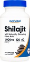 营养成本 Shilajit Capsules(每服1 000毫克)(120枚Capsules) - Shilajit提取物与天然富尔维酸,60枚Aservic,Gluten Free,非GMO,Vegan友好饮食补充品