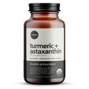 有机Astraxanthin 12mg Plus 1500mg,黑椒提取,高吸附,眼,心,皮肤,联合,Vegan,Gluten-Free,Non-GMO,双抗氧化剂,Turmeric Curcumin 补充,30天