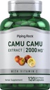Piping Rock Camu Camu Capsules 2000mg 120 药丸 果汁 配以维生素 C → Non-GMO, Gluten Free Supplement