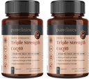 纯clinica 发酵 CoQ10 300mg x 180 片(2瓶90片) - 6个月供应. 非 GMO, USP 等级。 添加维生素 C 和 黑椒 提取用于吸收 。