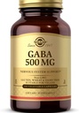 Solgar GABA 500 mg, 100 蔬菜瓶盖 - 放松和神经系统支持 - 氨基酸 - 非GMO, Vegan, Gluten Free, 奶制品 Free, Kosher - 100 服务