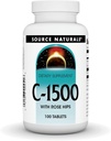 来源:天然C-1500,用于免疫系统支持的Rose HIPS 1500毫克-100片