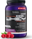 终极营养 Prostar Whei蛋白蛋白粉溶液,Raspberry - 低碳化物,高蛋白粉摇摆促进肌肉增益和复苏 - 低钠,低脂肪和Keto友好 - 2磅Tub