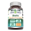 神奇的公式 生物素 10,000 mcg QQ 快溶片 QQ Non-GMO QQ Gluten Free Supplements QQ 在美国制造 (Citrus QQ 120 板块)