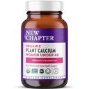 新的Capter Calcium Supplement – 40岁以下女性有机植物钙,含有维生素D3用于吸收+维生素K2+镁,蔬菜,Gluten Free - 60 Count
