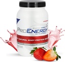 Energy First Graswberry Whey 蛋白质隔离剂(2lb),高蛋白摇摆换食品和回收,非GMO,无胶质,37种服务