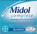 Midol 完整卡片 - 16个卡片,包3