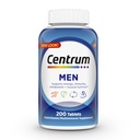 Centrum Multivitamin for Men, Multivitamin/ Multiminal 补充维生素D3, B 维生素和抗氧化剂, Gluten Free, 非GMO 成分 - 200 Counters