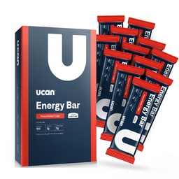 UCAN Energy Snack Bars,花生酸奶软糖,全天然,低糖,非GMO,无糖,Keto-Friendly (12 Pack, 1.4 Ounces)