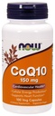 NOW 补充品, CoQ10 150 mg, 药品品级, 发酵产生的全转式, 100 Veg Capsules