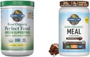 生活花园 超级绿地 粉末 平滑与混合 Probiotics & Digisive Enzymes & Raw 有机食用替代摇摆 - 巧克力植物 维根蛋白粉