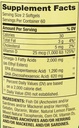 春季谷 Omega 3 鱼油最大护理 2000mg 柠檬 120 软胶